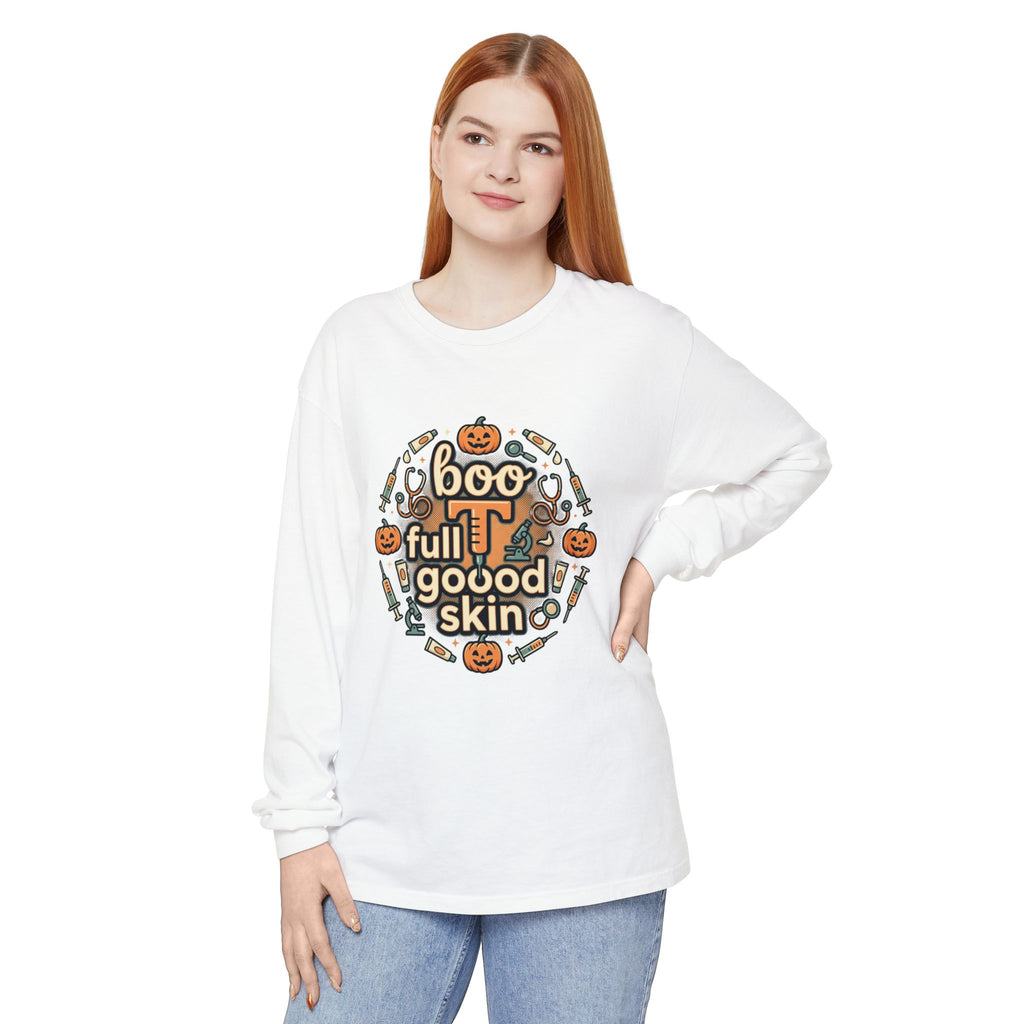 Boo Full of Good Skin Halloween Long Sleeve Tee