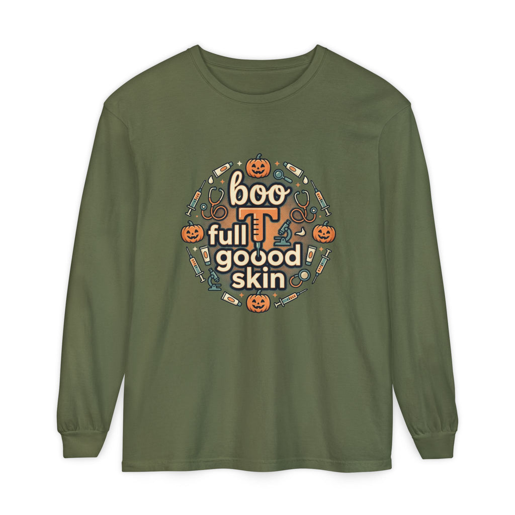 Boo Full of Good Skin Halloween Long Sleeve Tee