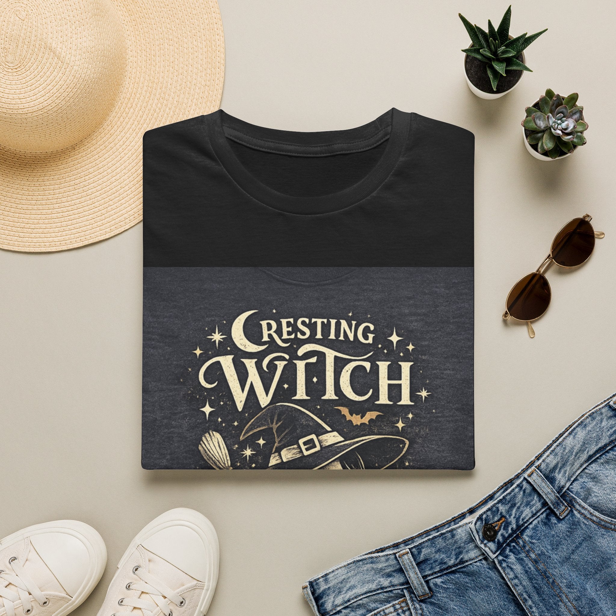 Resting Witch Face T-Shirt — Funny Halloween Witch Graphic Tee