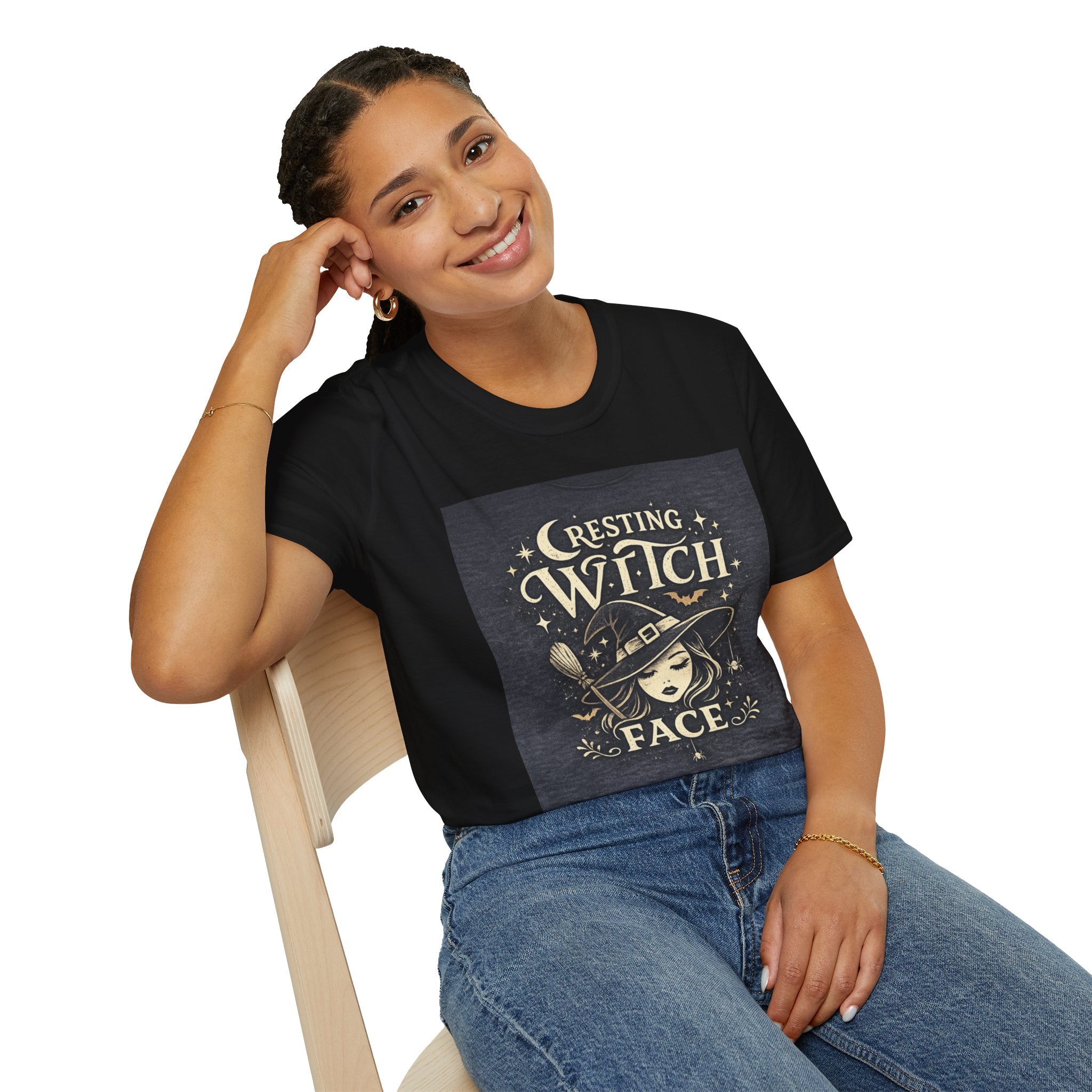 Resting Witch Face T-Shirt — Funny Halloween Witch Graphic Tee