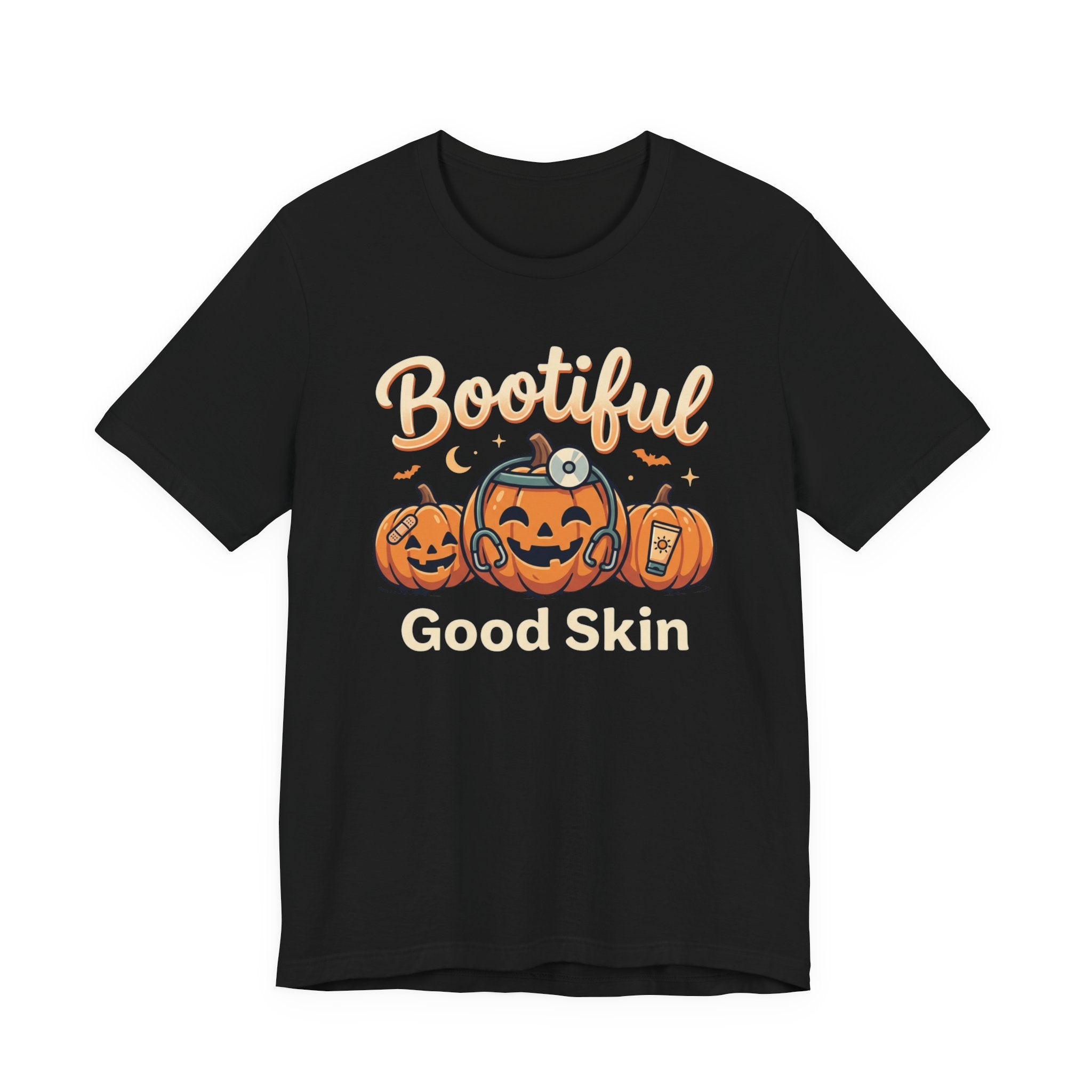 Bootiful Good Skin Halloween T-Shirt – Cute Pumpkin Skincare Tee